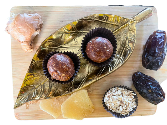 Ginger Oats Date balls