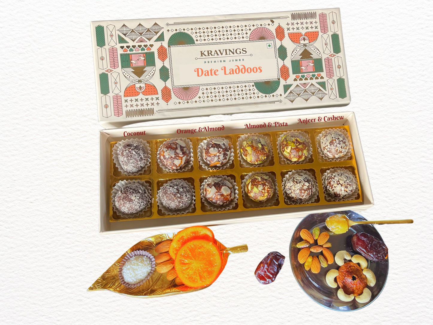 Assorted Gift Pack Date Balls/Laddoos – No Sugar Added