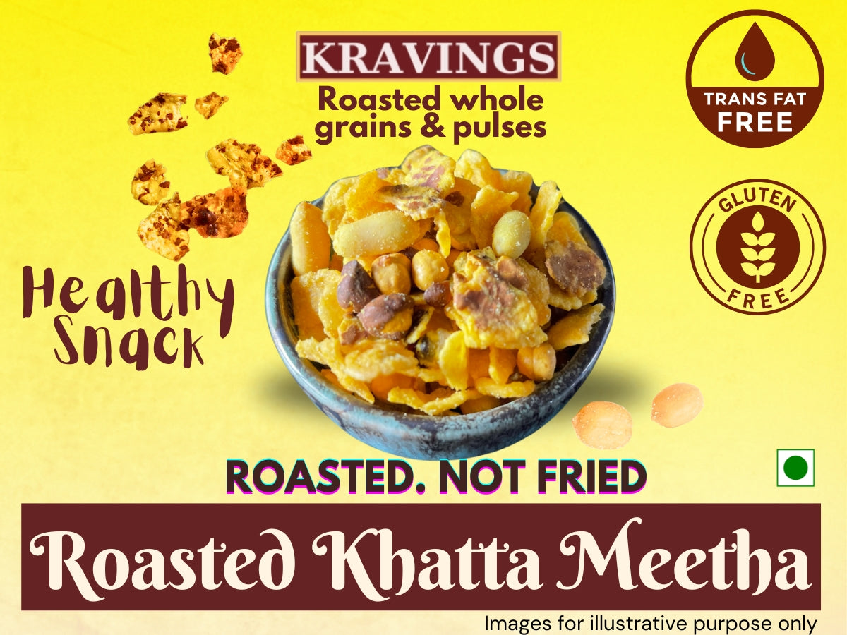 Roasted Khatta Meetha Namkeen [ 660 g, Pack of 6]