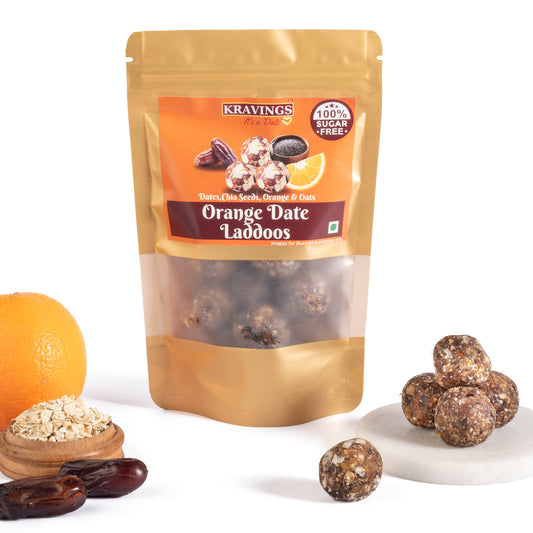 Orange Oats Date balls