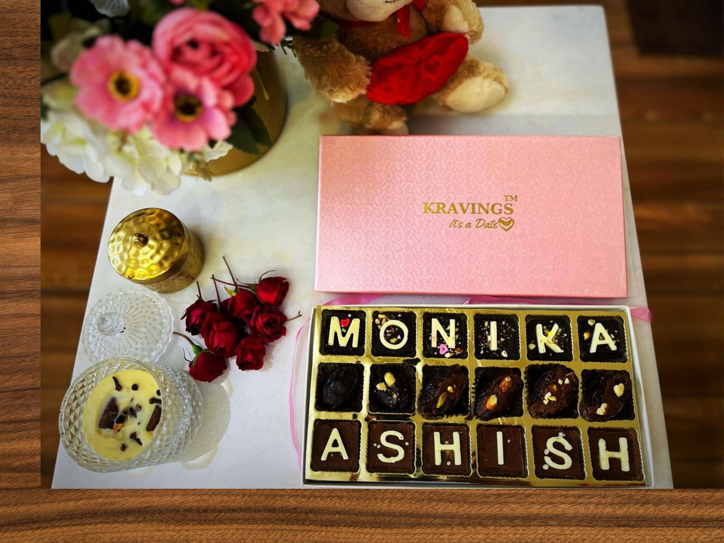 Gift Pack Date Chocolate with custom message